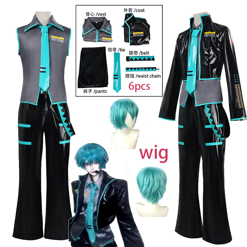 Men'S Accessories Leather - Costume de cosplay masculin WHH Anime