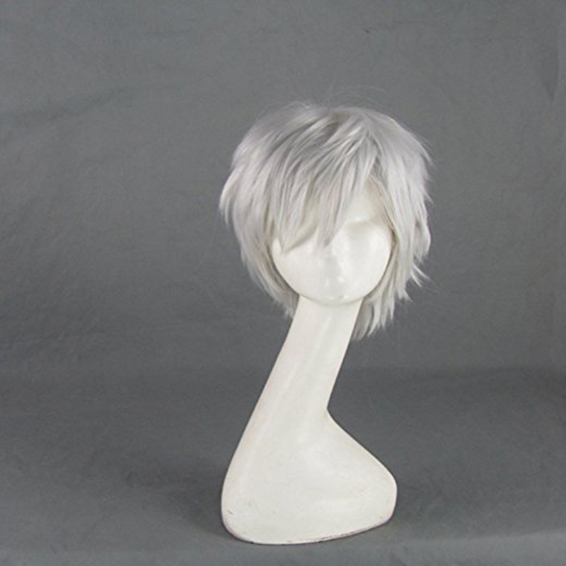 Men Accessories In Silver - Perruque cosplay courte gris argenté Jack