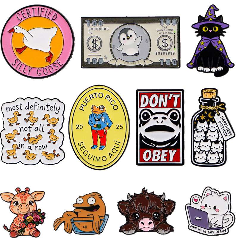 Men'S Accessories Clothing - Pins en émail amusants et mignons