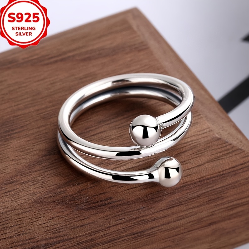 Men'S Minimalist Accessories - Jolie bague en argent sterling 925