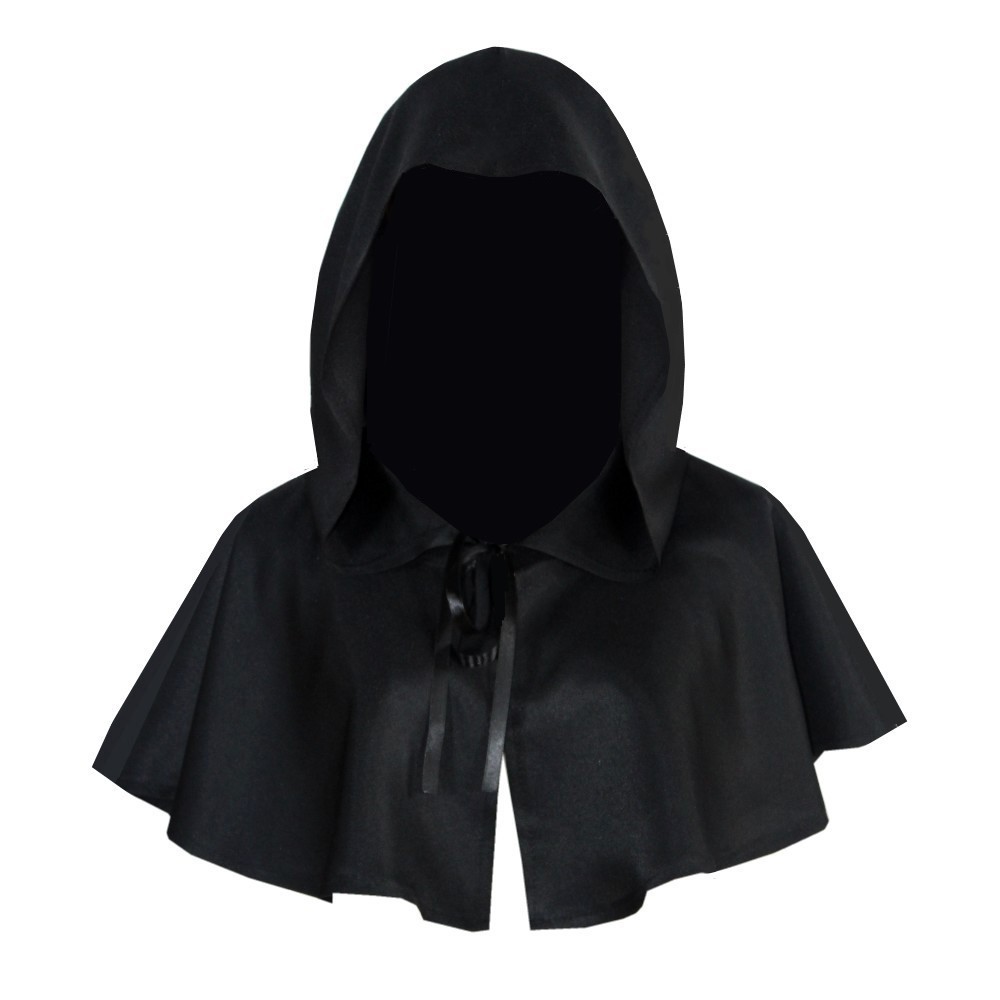 Medieval Men'S Accessories - Cape Courte à Capuche pour Cosplay