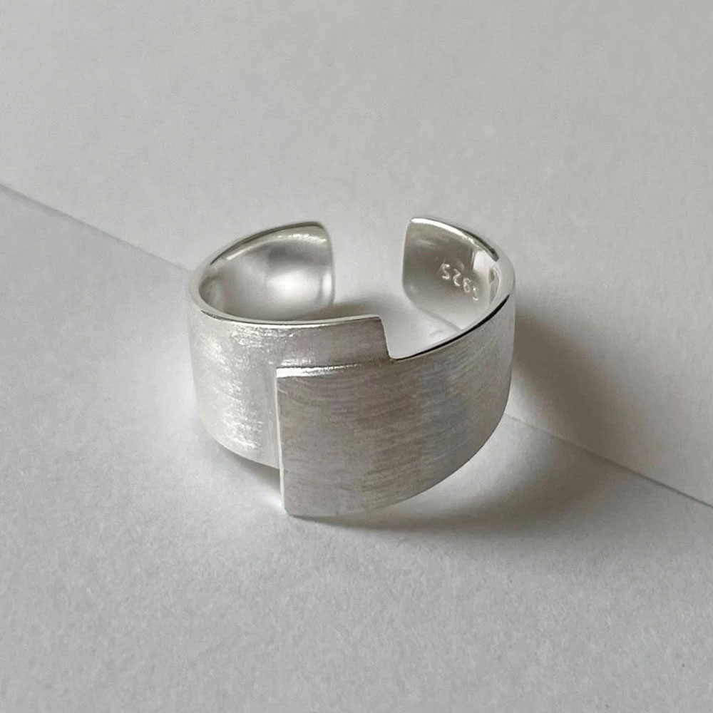 Men'S Minimalist Accessories - Bagues en argent Sterling 925 pour