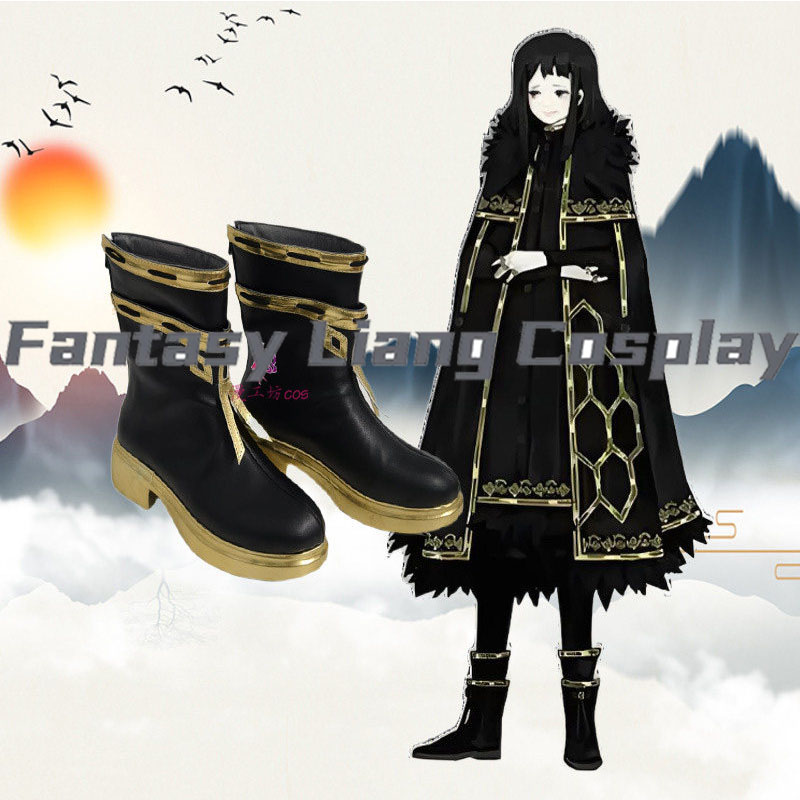 Men'S Accessories Leather - Bottes de cosplay Ruina Zena Game