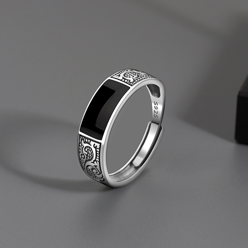 Men'S Minimalist Accessories - Bagues en argent Sterling 925 pour