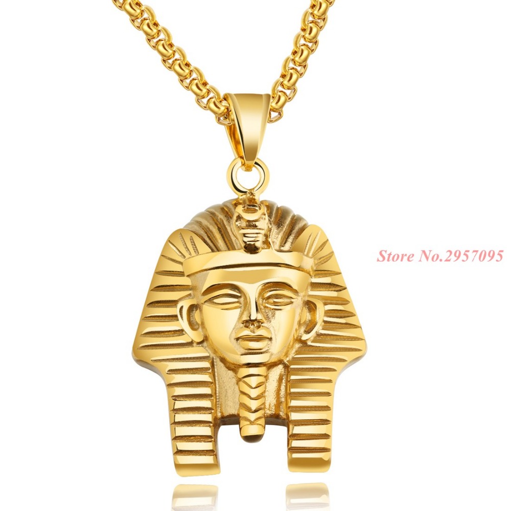 Men Accessories Egypt - Collier pendentif pharaon égyptien vintage pour