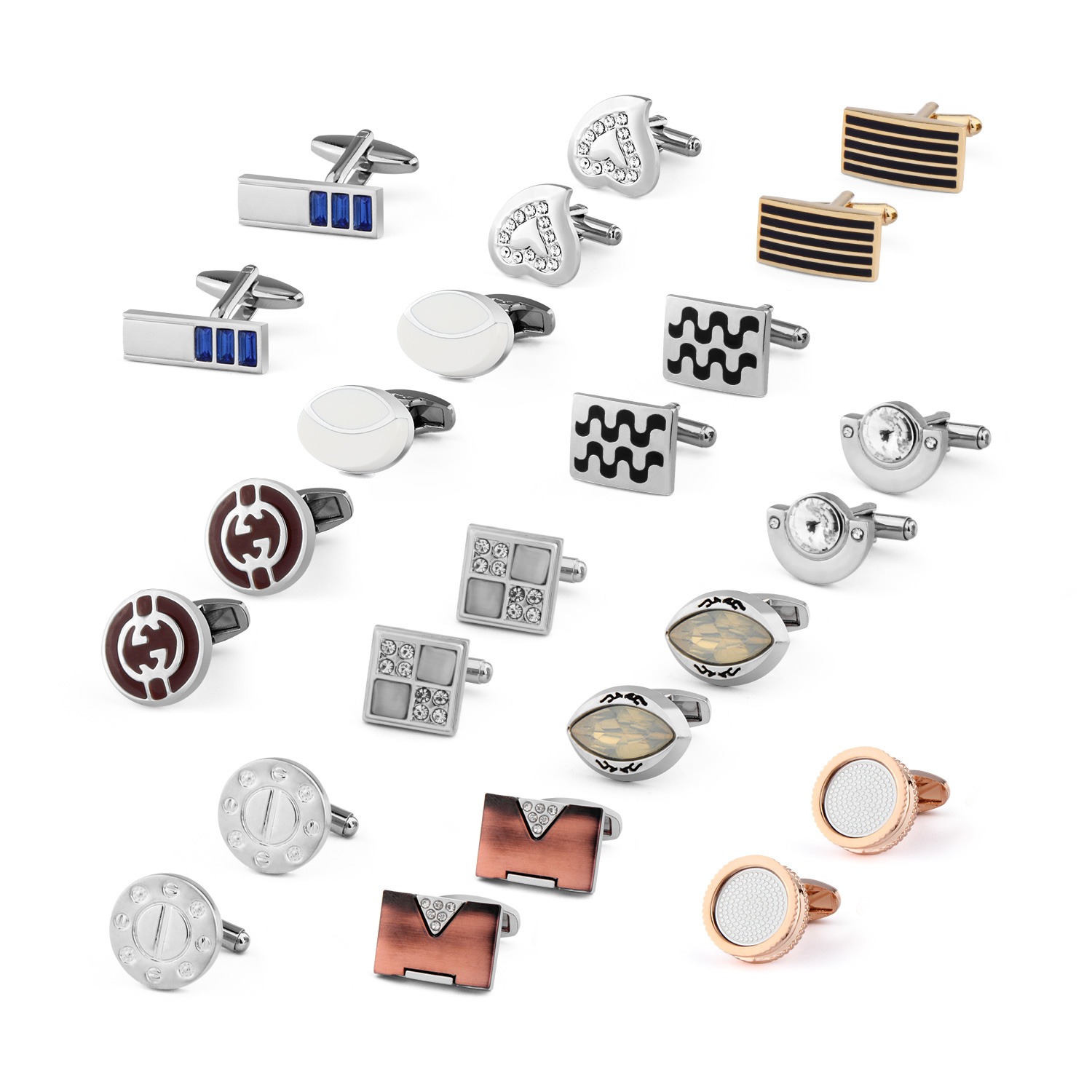 1 paire de boutons de manchett - Men'S Minimalist Accessories avis et prix