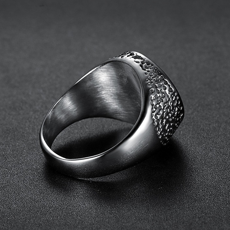 Bagues sculptées en acier inox - Men Accessories Egypt avis et prix