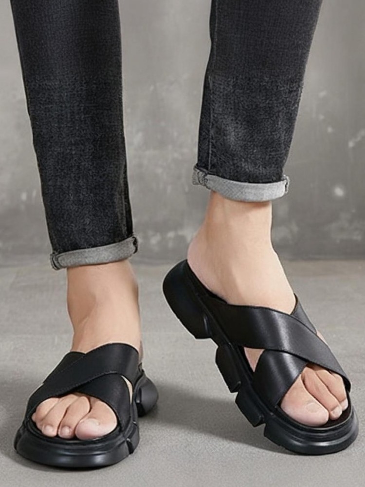 Pantoufles tendance en cuir de - Men'S Accessories Leather avis et prix