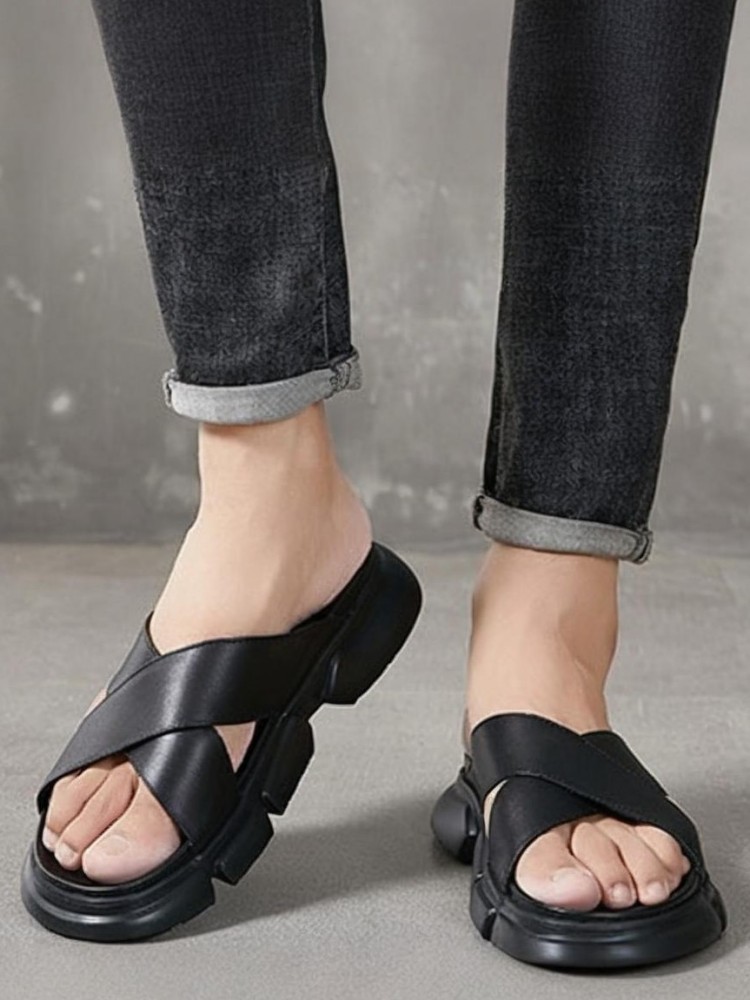 Pantoufles tendance en cuir de - Men'S Accessories Leather avis et prix