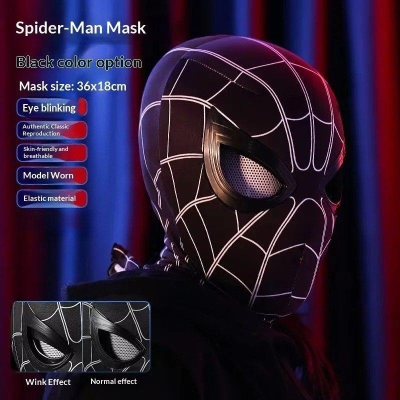 Masque Spider-Man avec yeux mo - Men'S Accessories Clothing avis et prix