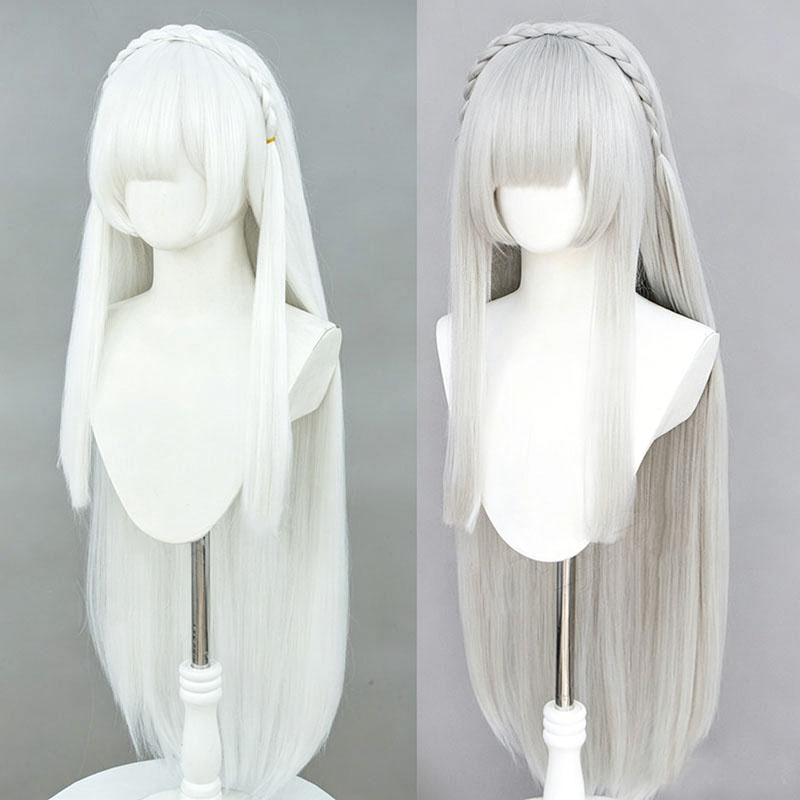 Perruque de Cosplay Anime Re:Z - Men Accessories In Silver avis et prix