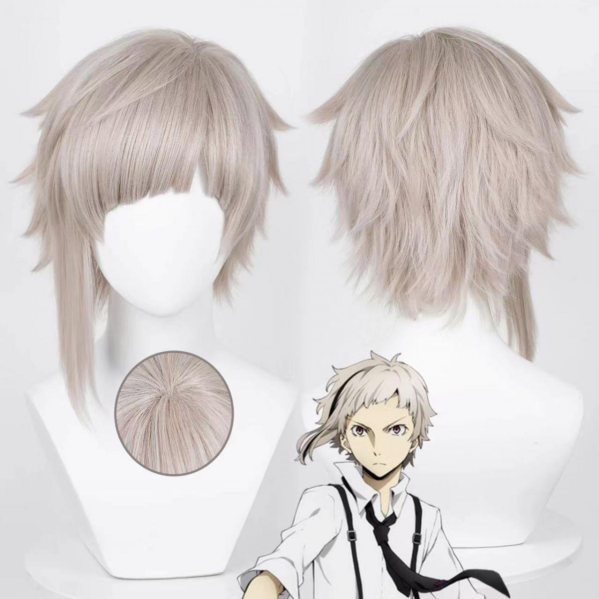 Perruque de cosplay Nakajima A - Men Accessories In Silver avis et prix