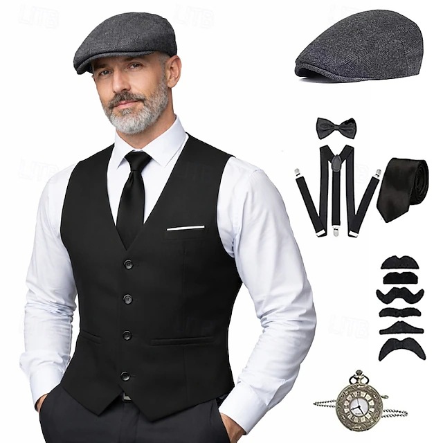 Costume de gangster des années - Medieval Men'S Accessories avis et prix