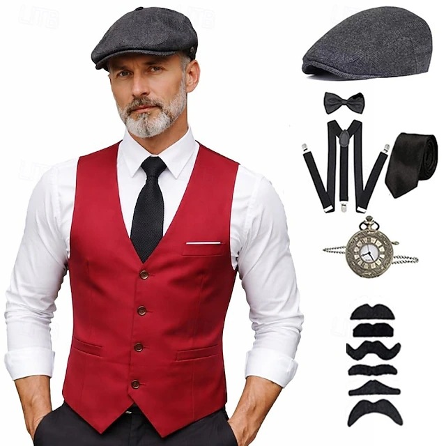 Costume de gangster des années - Medieval Men'S Accessories avis et prix