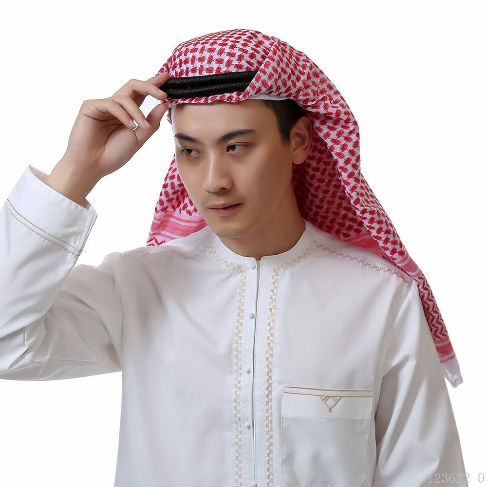 1 pièce Égal Shemagh noir pour - Men Accessories In Dubai avis et prix