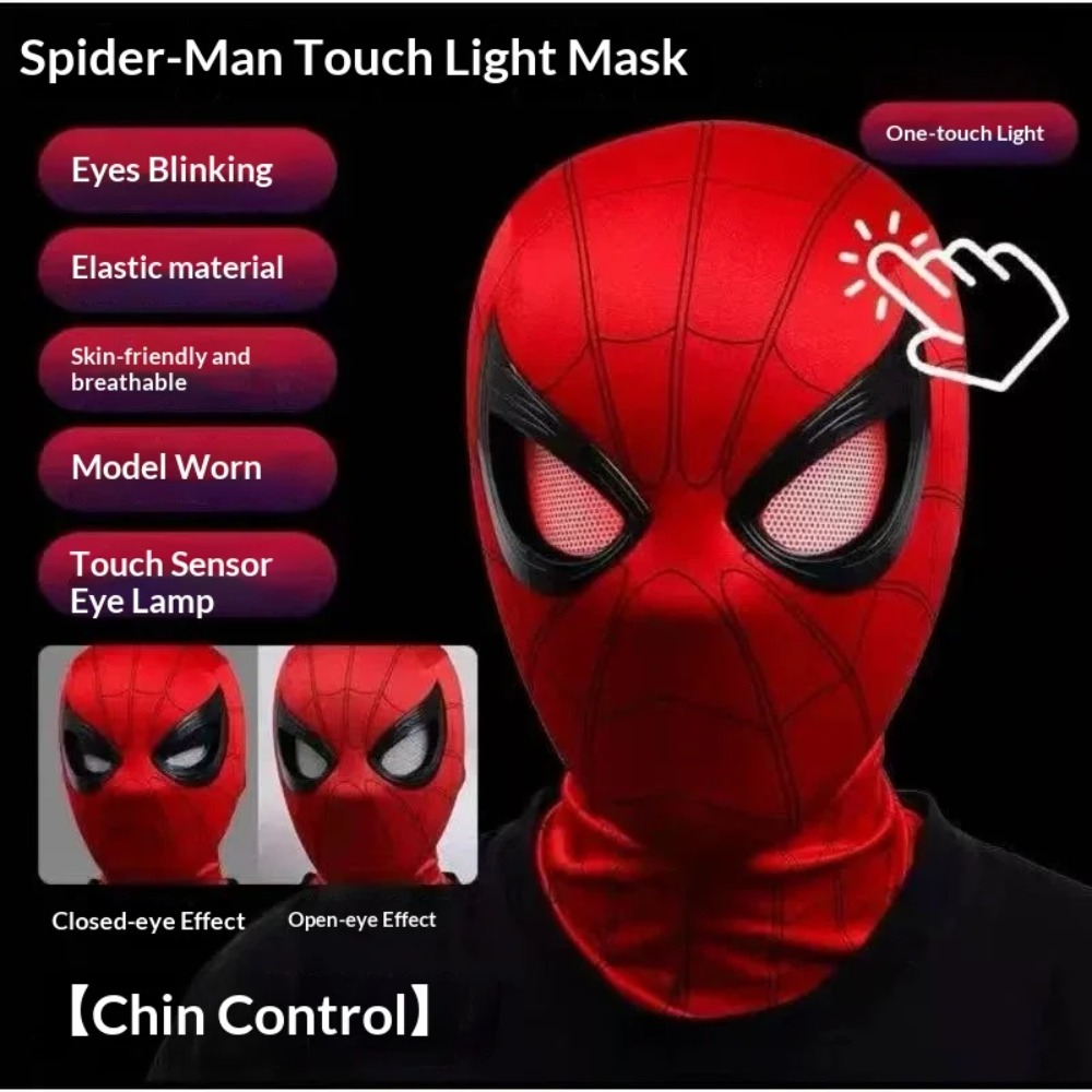 Masque de Spider-Man avec yeux - Men'S Accessories Clothing avis et prix