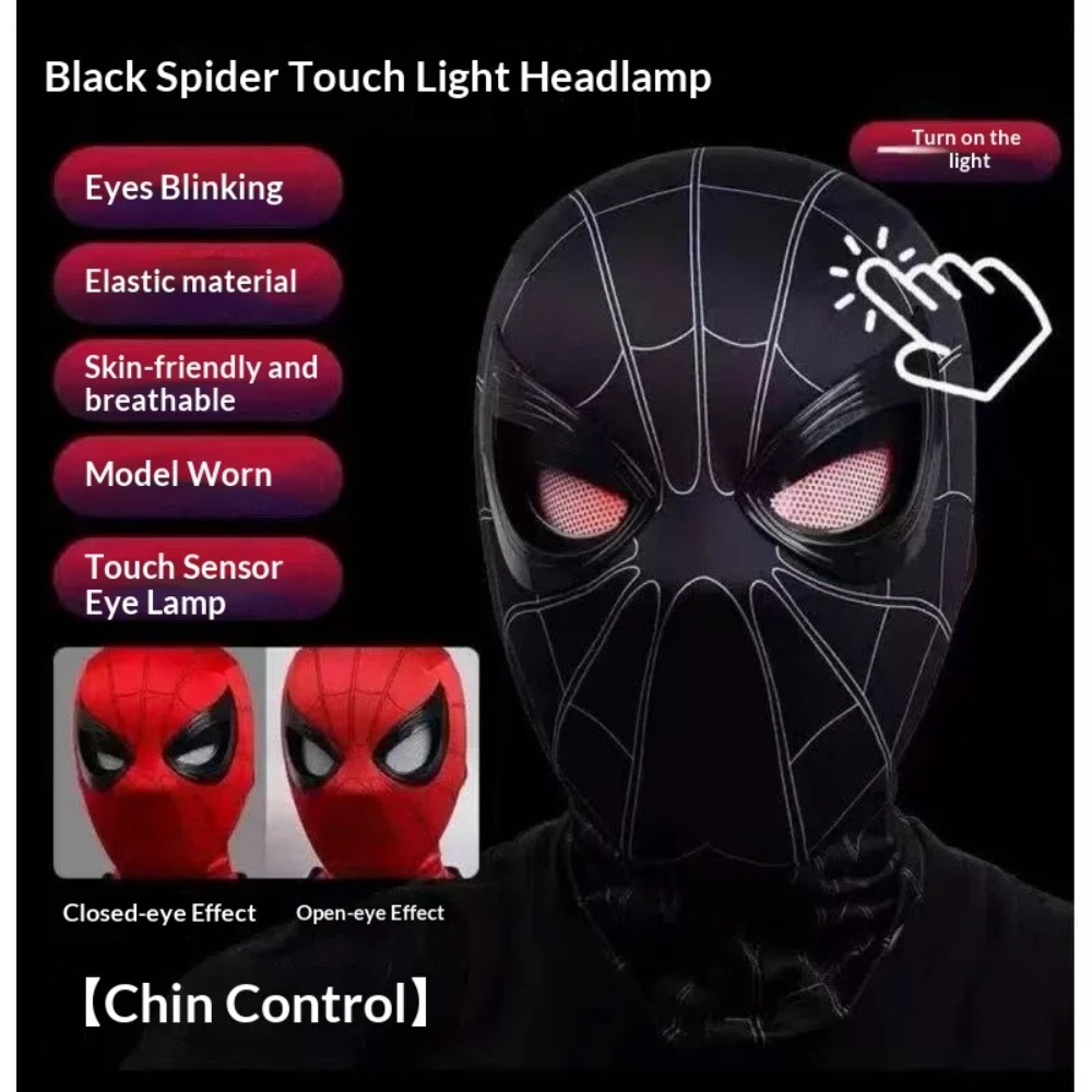 Masque de Spider-Man avec yeux - Men'S Accessories Clothing avis et prix