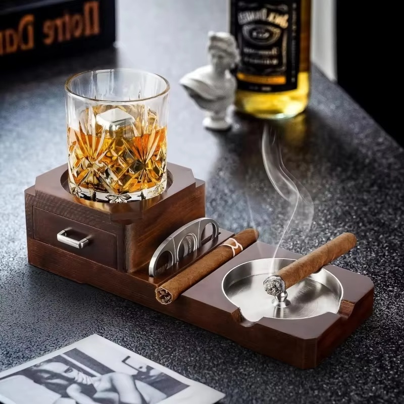 Cendrier à cigares en bois ave - Men Accessories Drawer avis et prix