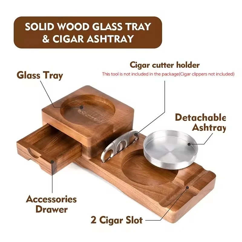 Cendrier à cigares en bois ave - Men Accessories Drawer avis et prix