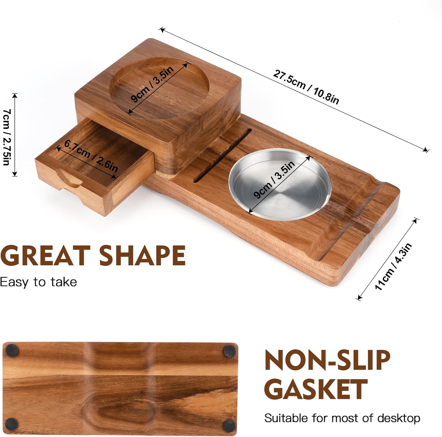 Plateau à cendres et verres à  - Men Accessories Drawer avis et prix