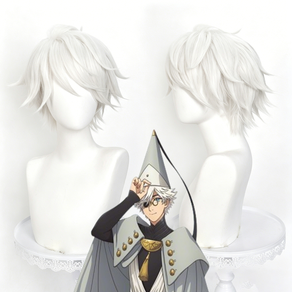 Perruque de cosplay Anime Witc - Men Accessories In Silver avis et prix