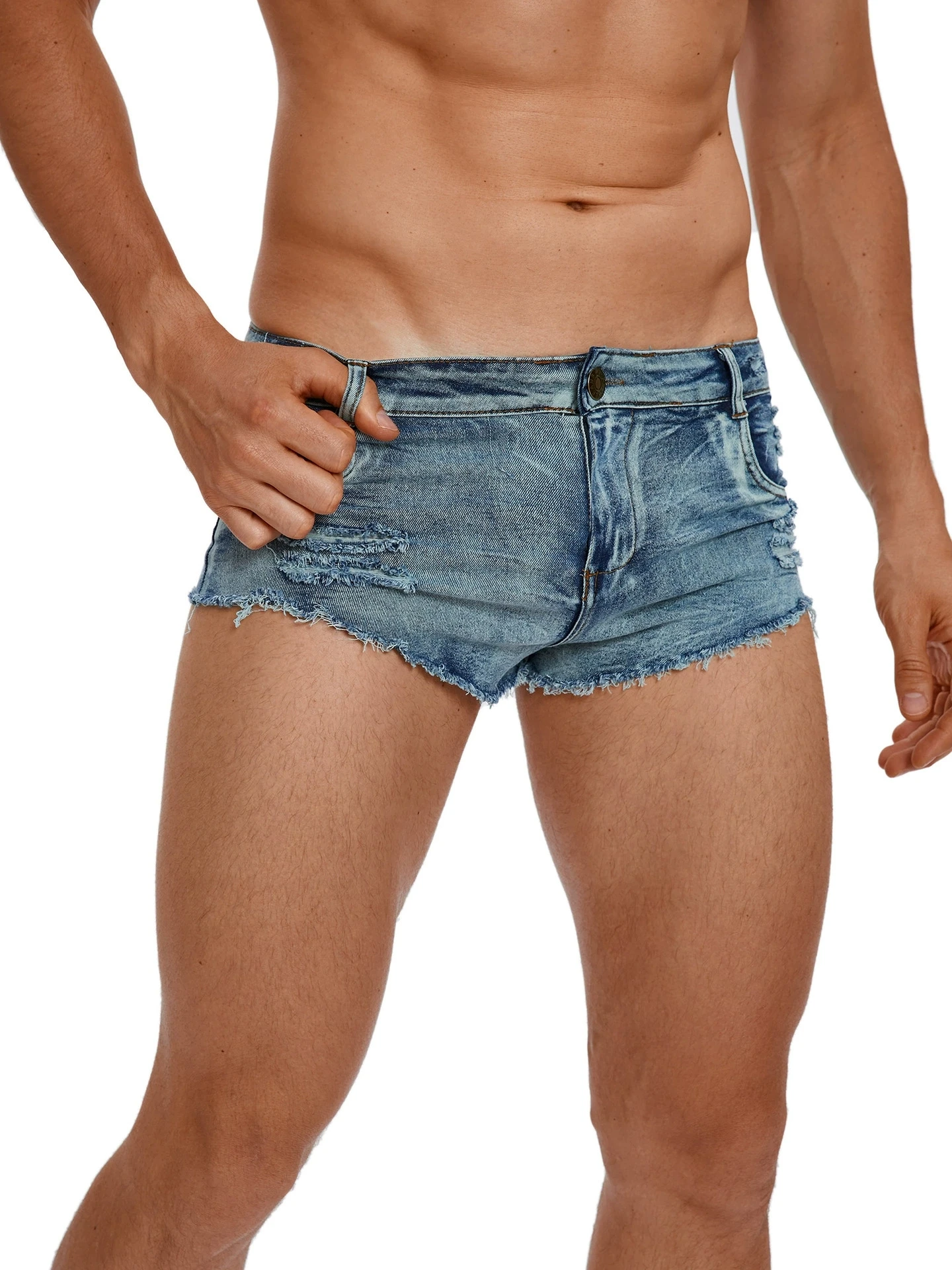 Shorts en jean taille basse po - Men'S Accessories Clothing avis et prix